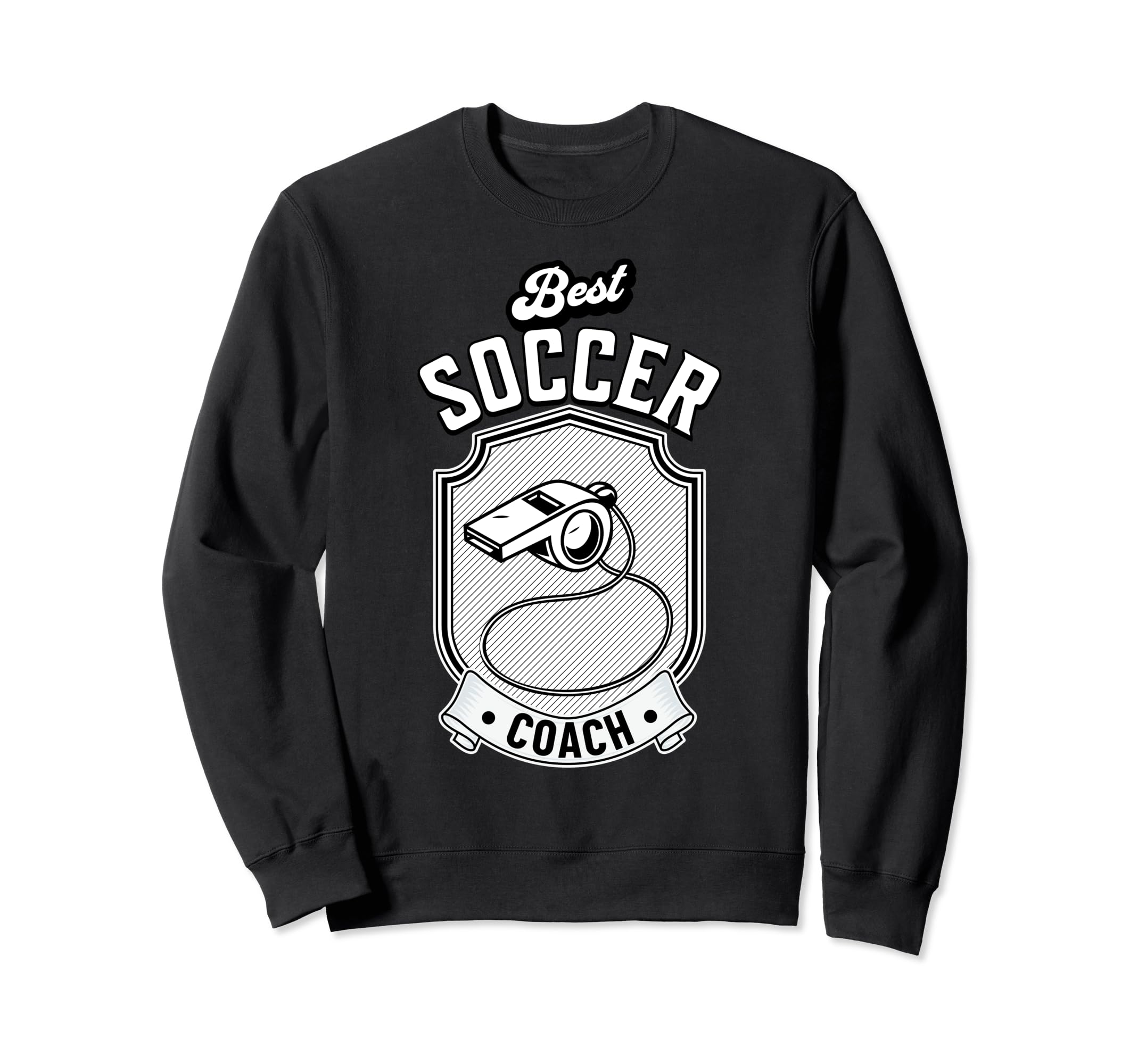 Fun Gift Best Soccer Coach Sweatshirt - Novelty Apparel for Adults