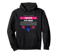 Heart Game Soccer Is My Forever Snookums Hoodie - Unique Graphic for Adults