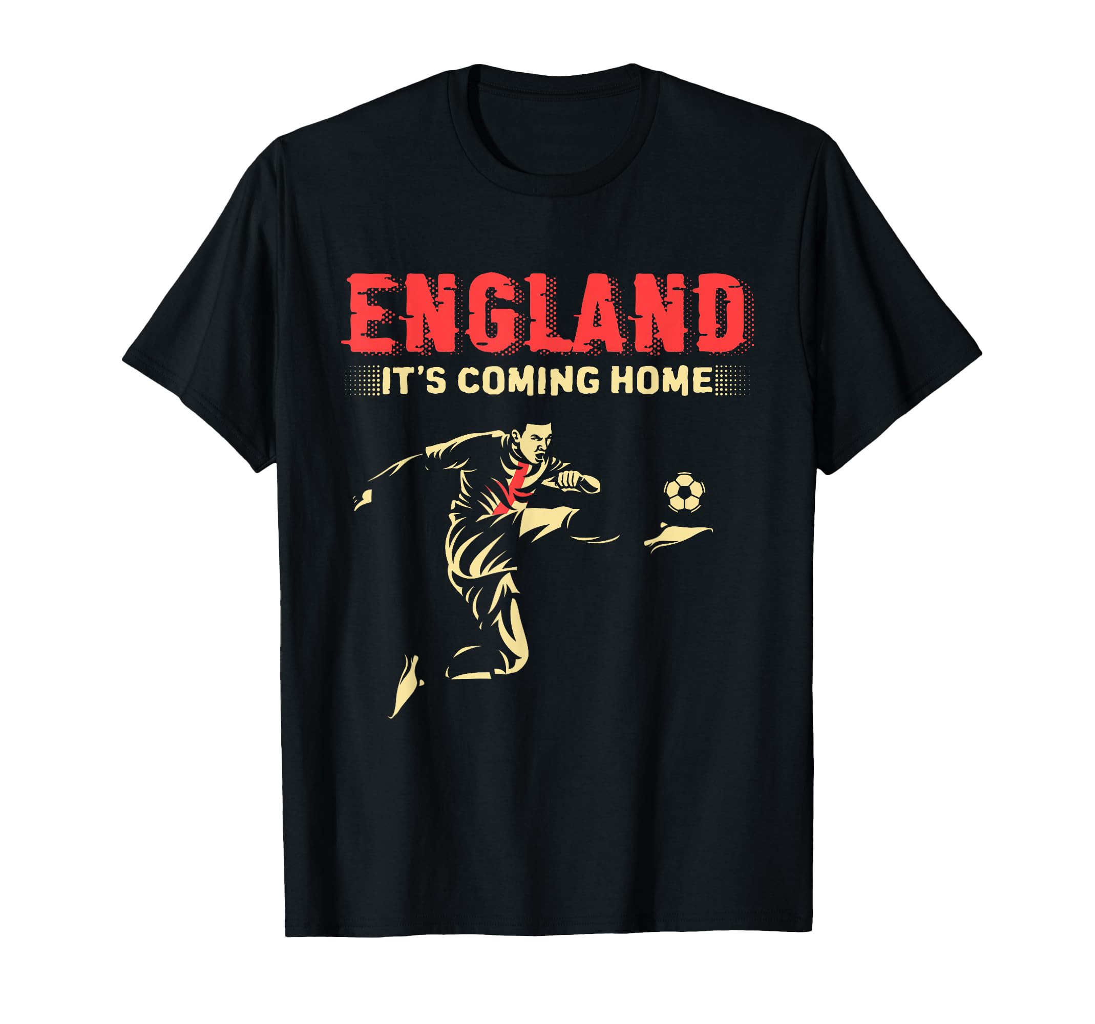 England Coming Home Football Soccer T-Shirt - Novelty Apparel Unisex