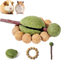 mini&moe Hamster Chew Toys for Teeth – Guinea Pig Chew & Treats Natural Edible Apple Wood Sticks Improve Dental Health Hamster Enrichment Toys for Rabbit, Bunny, Chinchilla, Gerbils, Rat