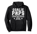 Hockey Goalie Pops Ice Hockey Hoodie - Casual Everyday Wear Men Women