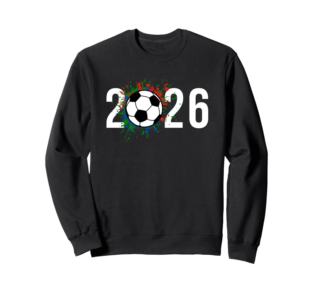 2026 Soccer Play Game Year Players Sweatshirt - Unique Graphic Unisex