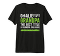 Mens Soccer Goalie Grandpa Best T-Shirt - Streetwear Style for Adults