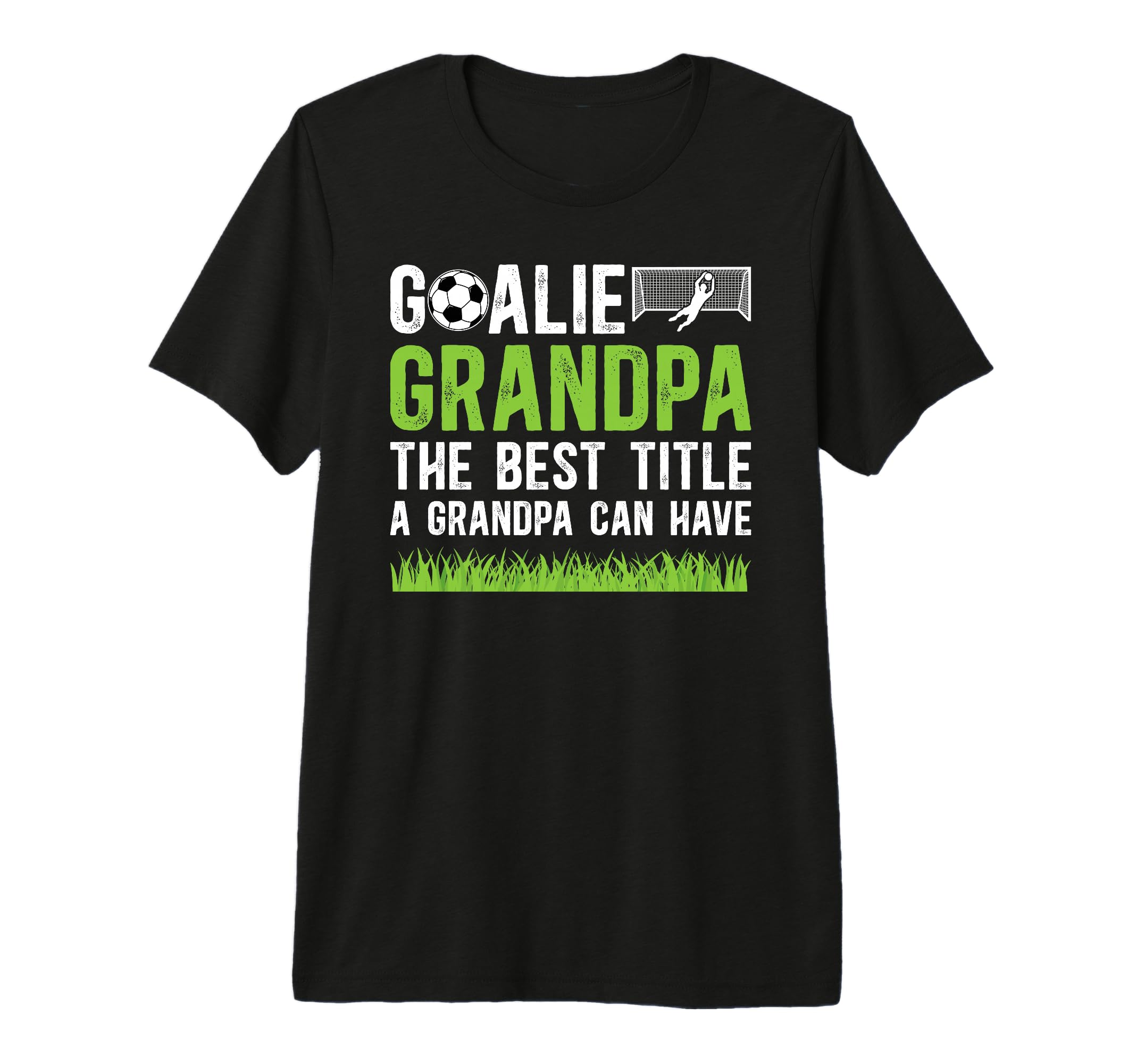 Mens Soccer Goalie Grandpa Best T-Shirt - Streetwear Style for Adults