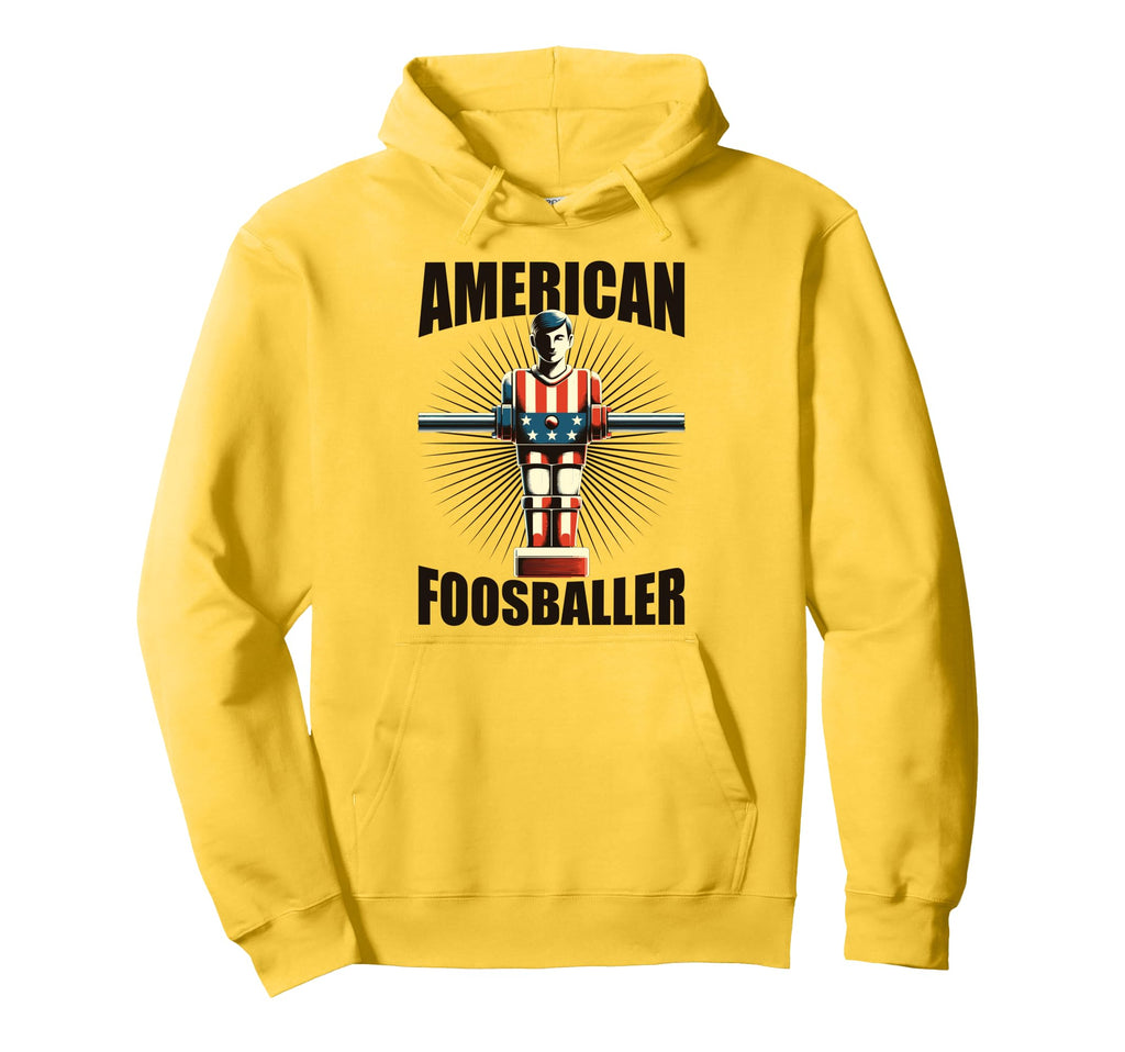 American Foosballer Funny Usa Table Hoodie - Fun Novelty Design Men Women