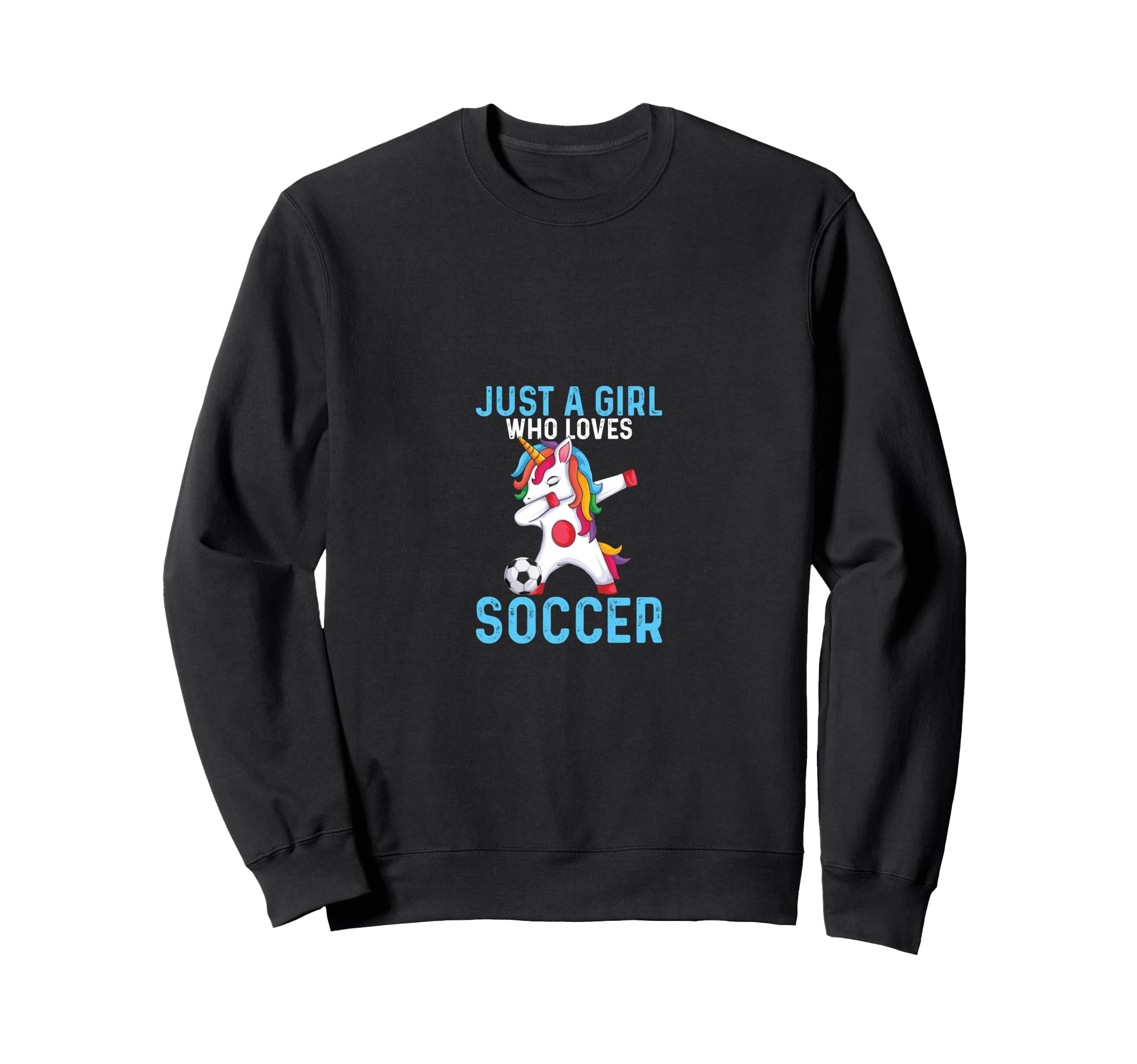 Who Loves Soccer Funny Sport Sweatshirt - Fun Novelty Design for Adults