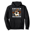 Happy Halloween And Soccer Pumpkin Hoodie - Novelty Apparel for Adults