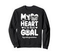 Proud Ice Hockey Goalie Grandma Sweatshirt - Unique Graphic for Adults