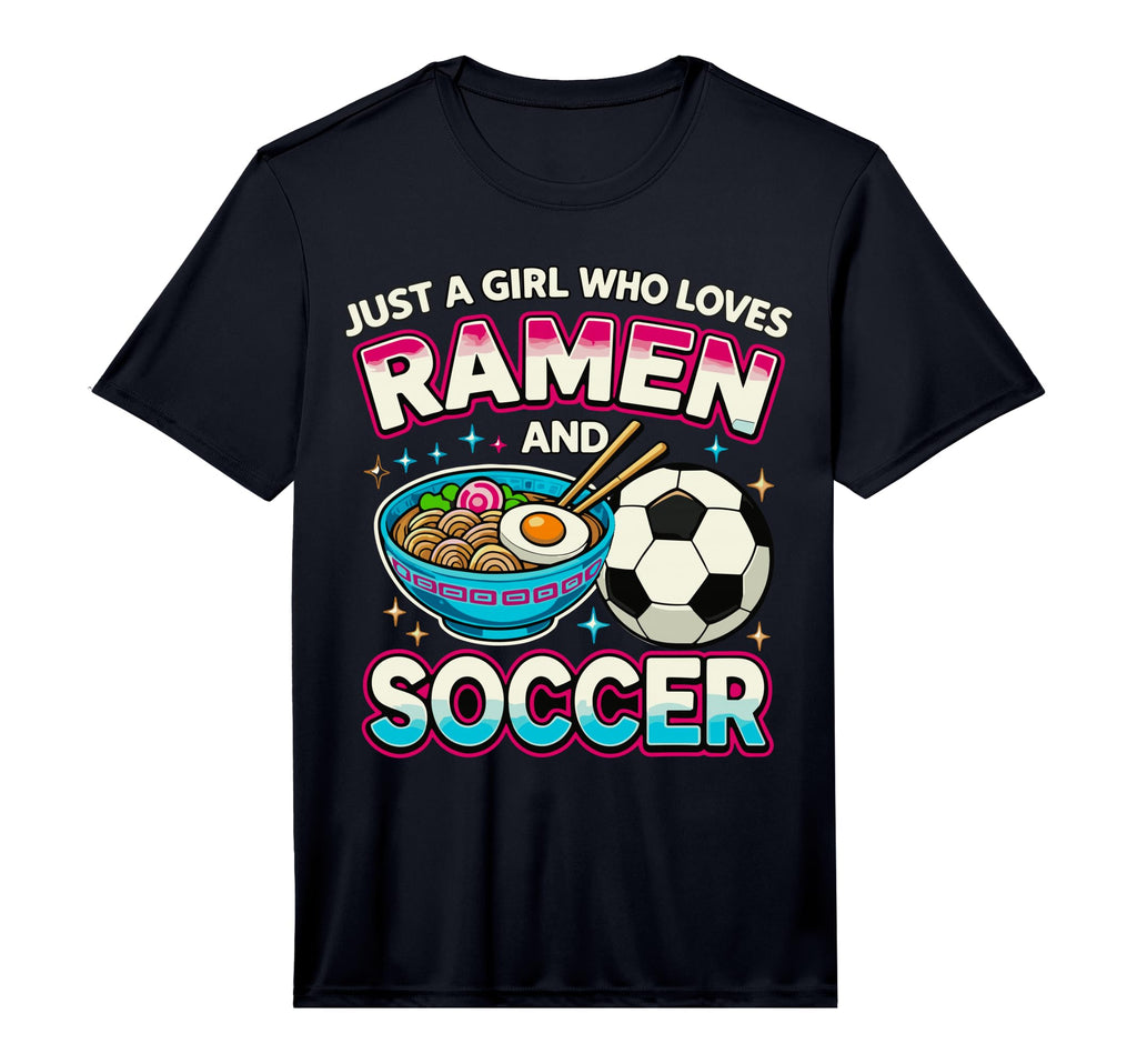 Just Who Loves Ramen And Soccer T-Shirt - Streetwear Style Unisex