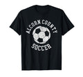 Alcorn County Soccer Distressed 90S T-Shirt - Unique Graphic for Adults