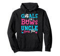 Goals Or Bows Uncle Loves You Soccer Hoodie - Custom Art Print for Adults