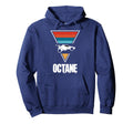 Octane Rocket Soccer Sunset Hoodie - Minimalist Print for Adults
