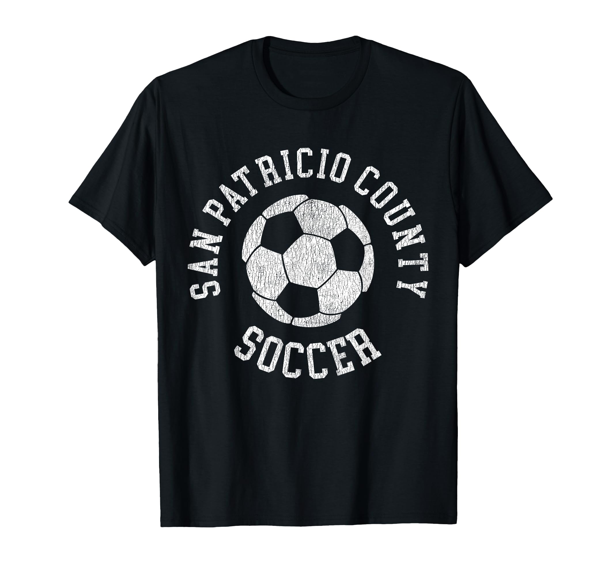 San Patricio County Soccer T-Shirt - Minimalist Print for Adults