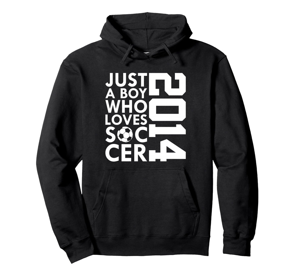 2014 Just Who Loves Soccer 12Th Birthday Hoodie - Aesthetic Graphic Unisex