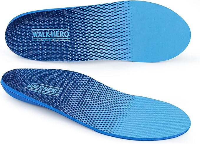 Plantar Fasciitis Feet Insoles Arch Supports Orthotics Inserts Relieve Flat Feet, High Arch (Mens 16-16 1/2)