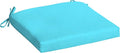 Arden Indoor/Outdoor Seat or Rocking Chair Cushion, 19 x 18, Water Repellent, Rain Proof, Fade Resistant Cushion for Rocking or Dining Chairs Pool Blue Leala
