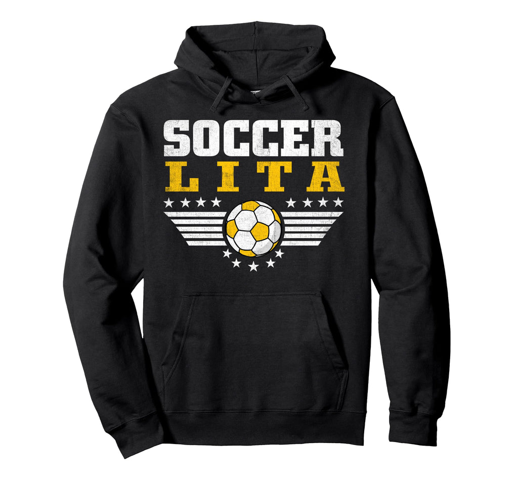 Soccer Lita Soccer Player Funny Hoodie - Graphic Print for Adults