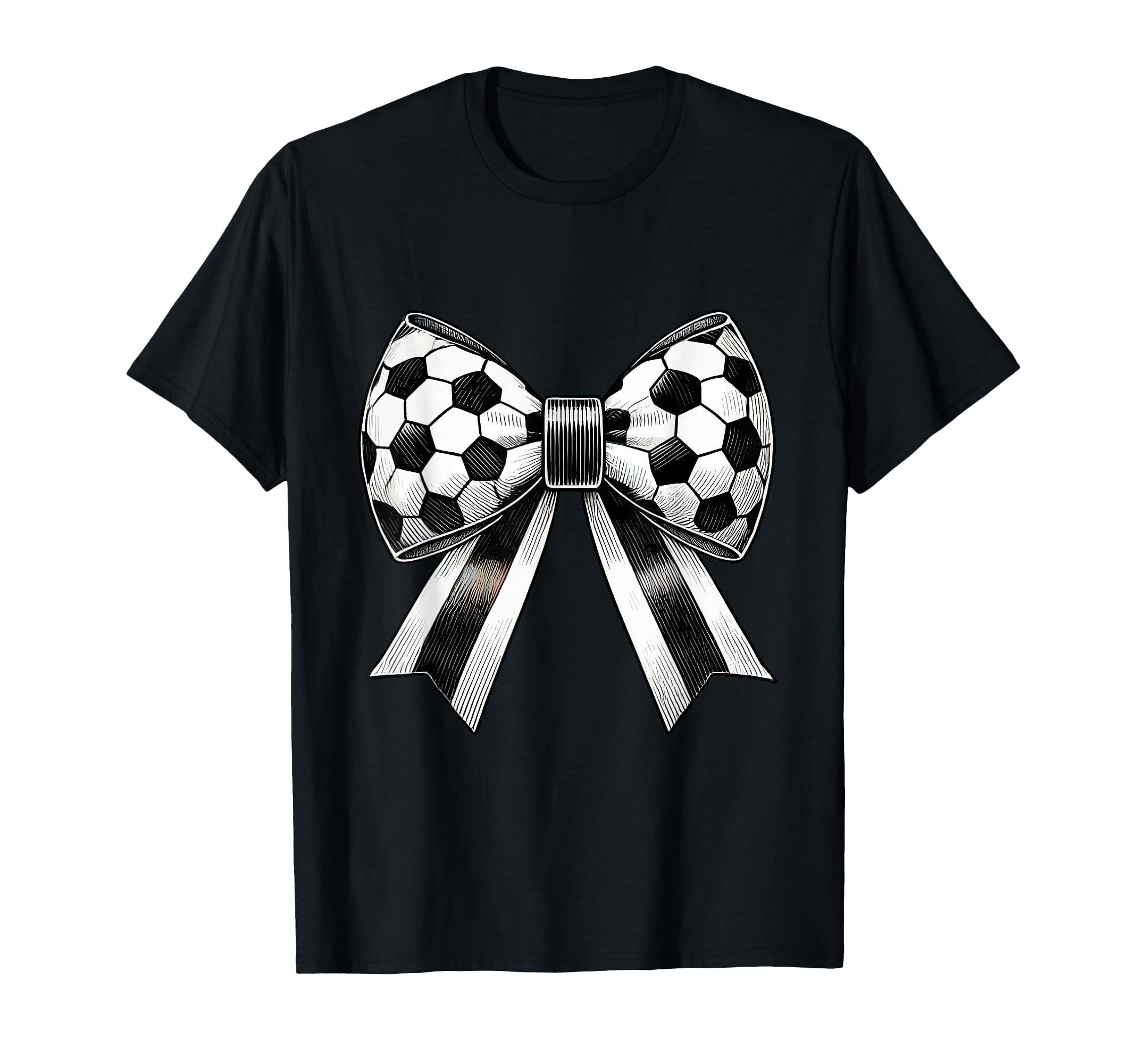 Coquette Soccer Bow Aesthetic Soccer Mom T-Shirt - Streetwear Style Unisex