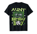 Aunt Birthday Soccer Family T-Shirt - Casual Everyday Wear for Adults