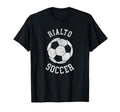 Rialto Soccer Distressed 90S T-Shirt - Minimalist Print Men Women