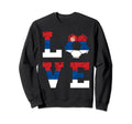 Serbian Soccer Team Love Serbian Sweatshirt - Fun Novelty Design Unisex