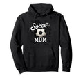 Soccer Mom Heart Ball Sideline Support Hoodie - Custom Art Print Men Women