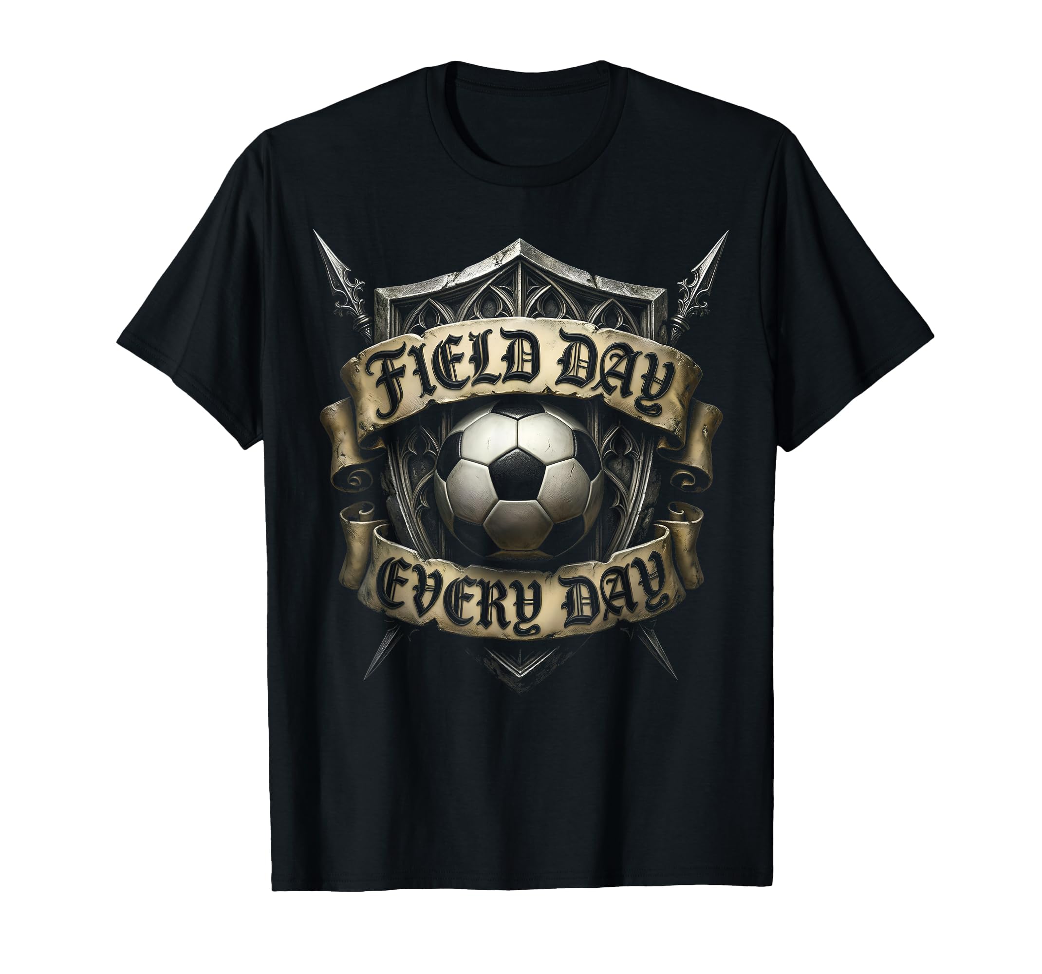 Field Day Every Day Soccer T-Shirt - Custom Art Print Men Women