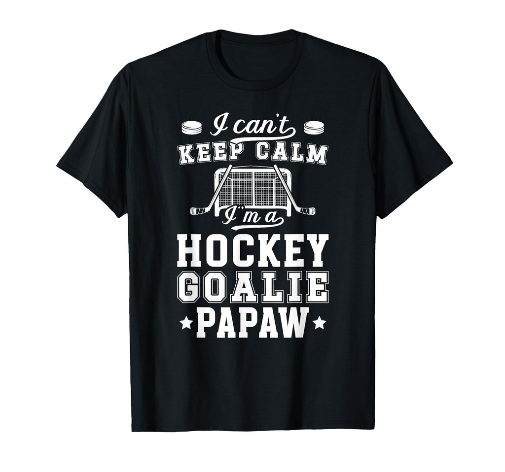 Im Hockey Goalie Papaw Ice Hockey T-Shirt - Graphic Print for Adults