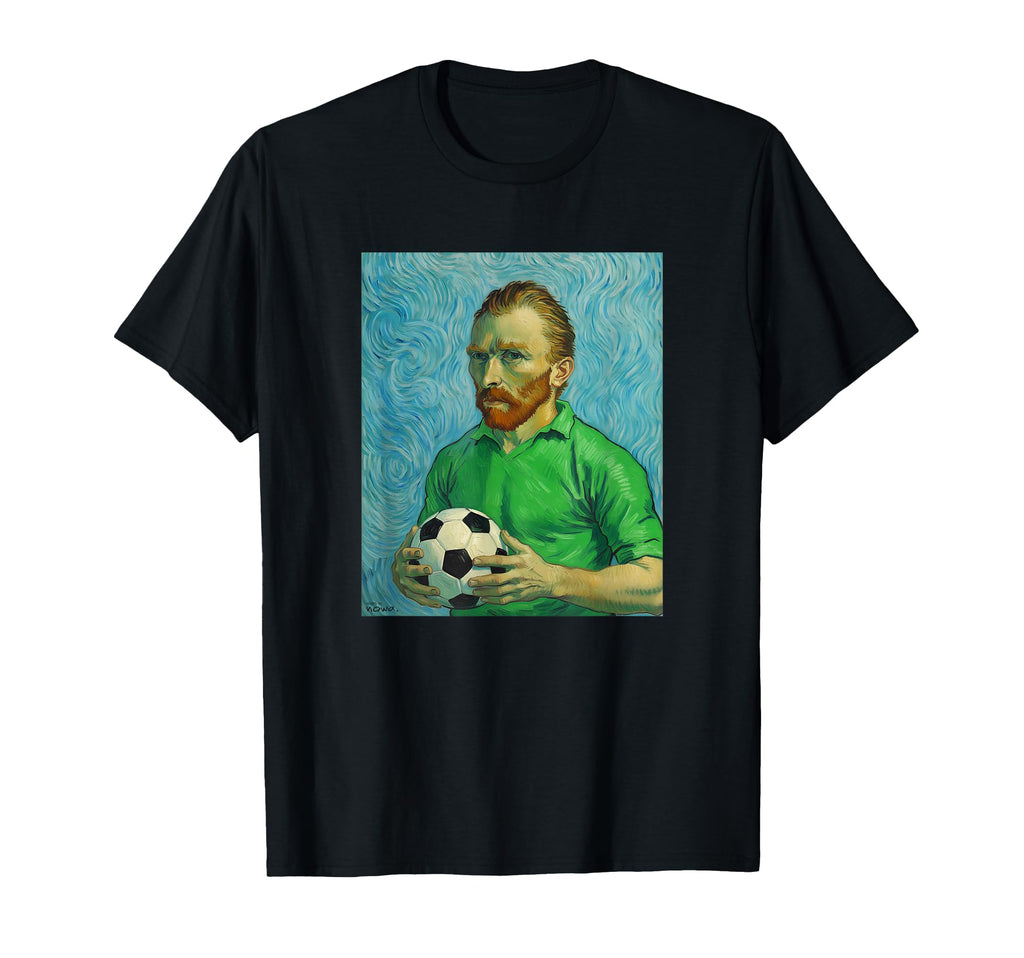 Vincent Loves Football And Soccer T-Shirt - Custom Art Print Men Women