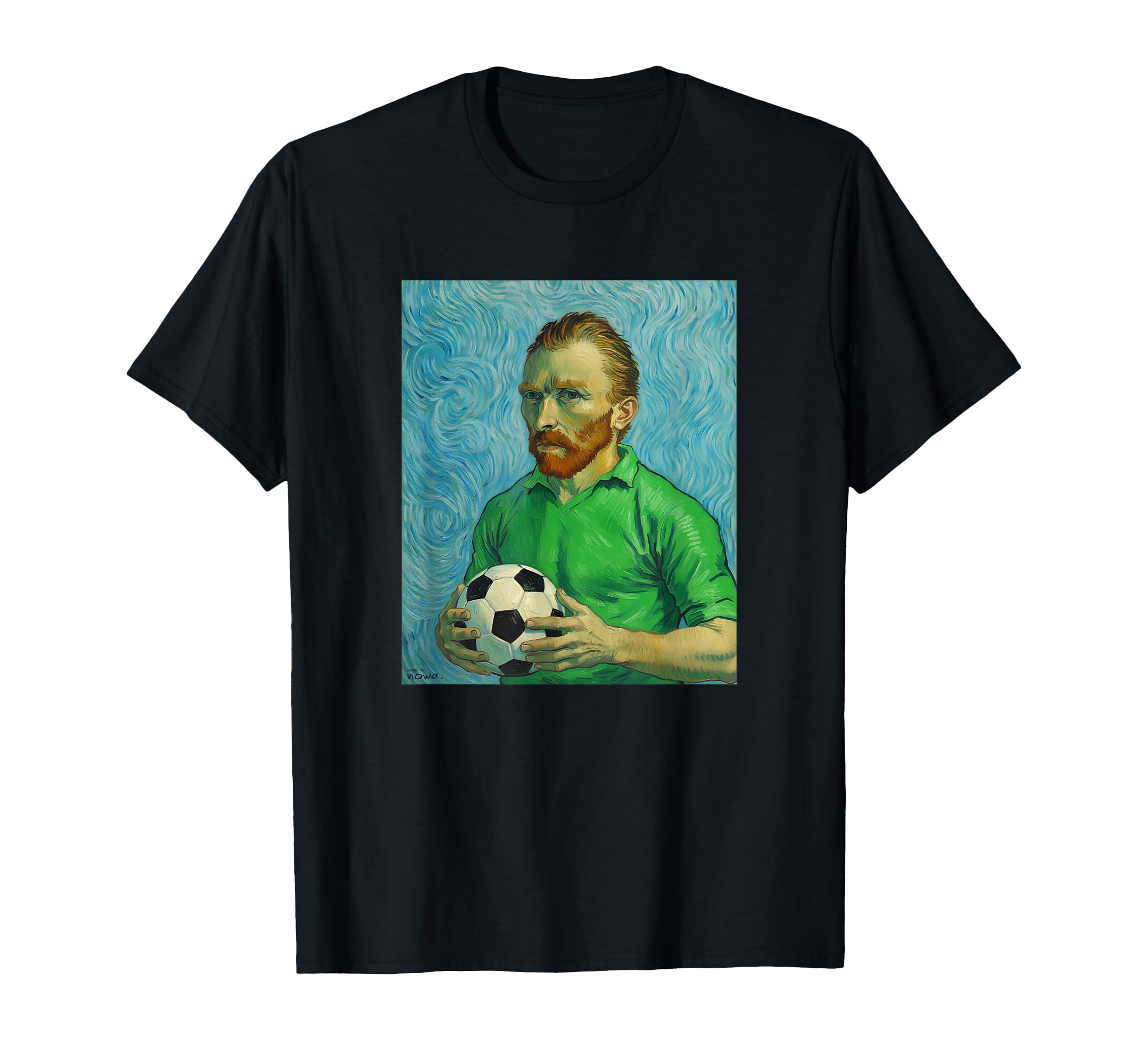 Vincent Loves Football And Soccer T-Shirt - Custom Art Print Men Women