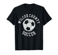 Wilcox County Soccer Distressed 90S T-Shirt - Unique Graphic Unisex