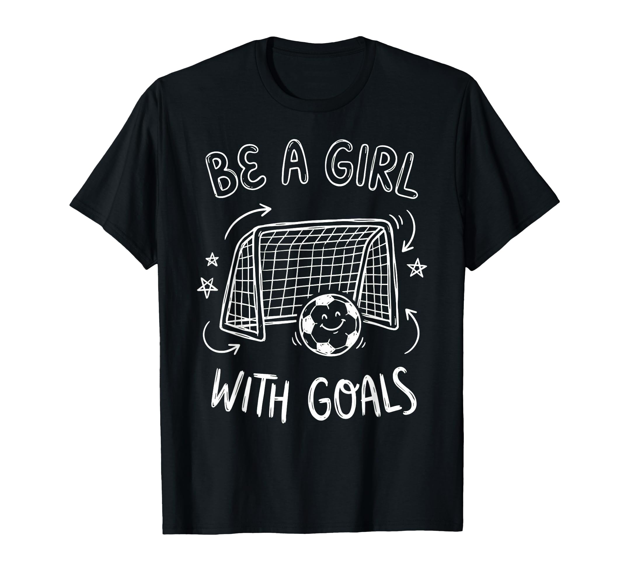 Funny Soccer Art Teens Football T-Shirt - Casual Everyday Wear Unisex