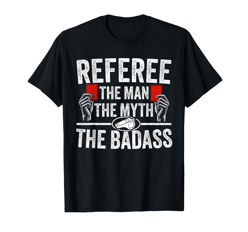 Soccer Ref Funny Soccer Referee T-Shirt - Graphic Print for Adults