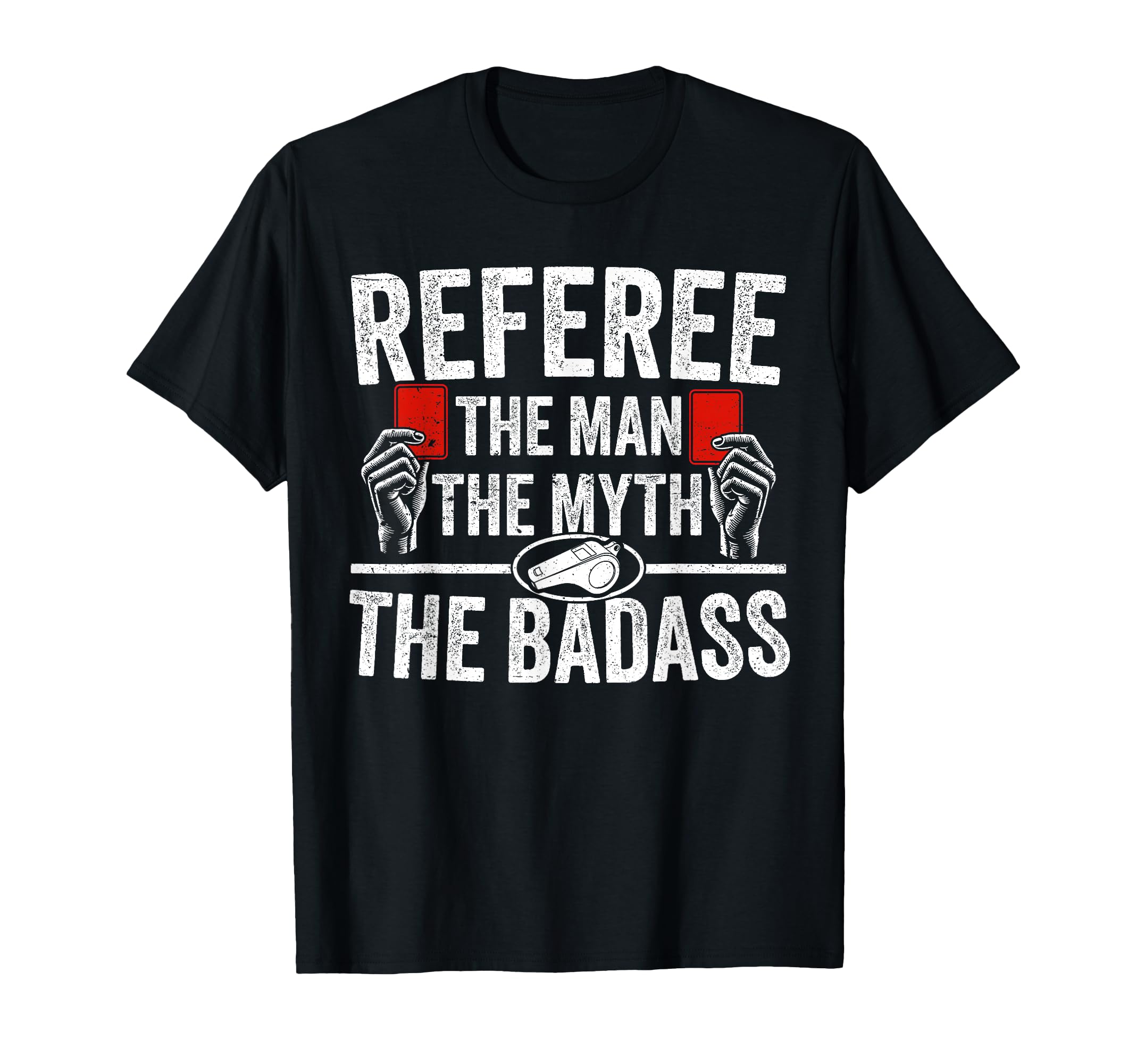 Soccer Ref Funny Soccer Referee T-Shirt - Graphic Print for Adults