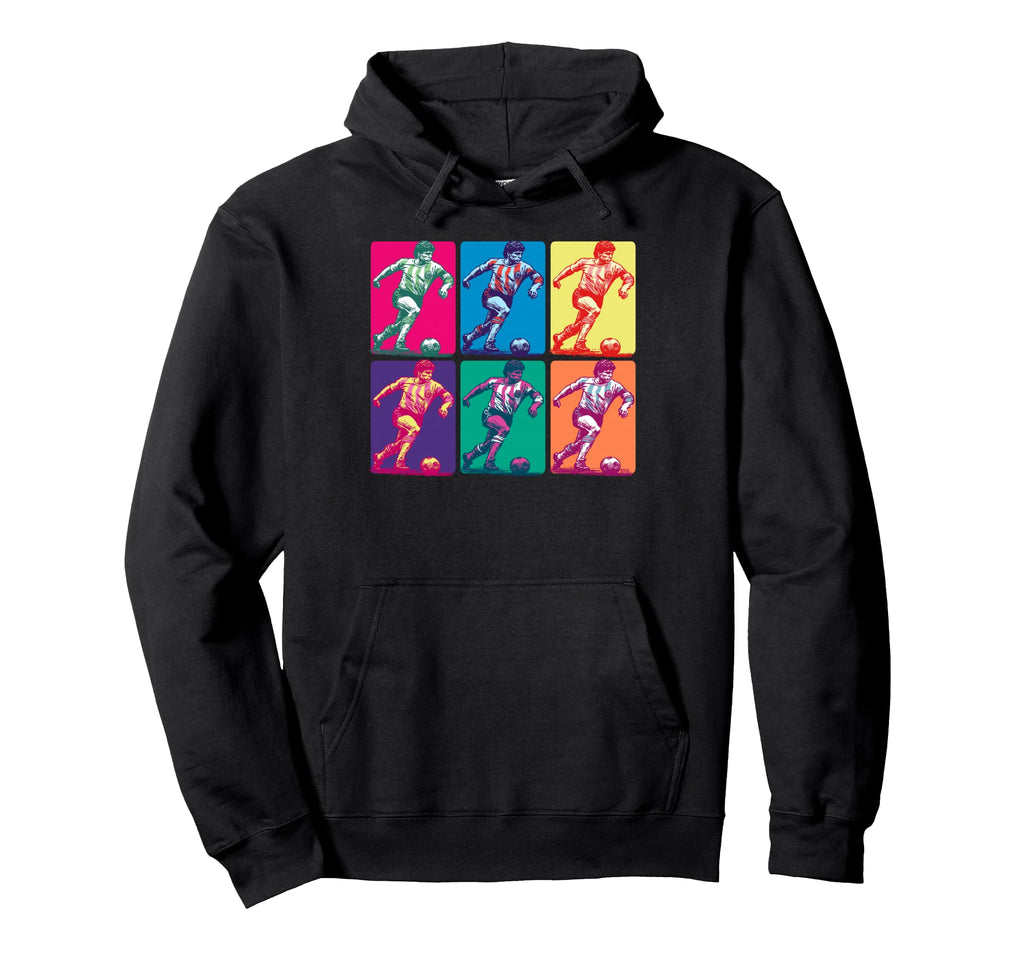 Diego Maradona Football 80S 90S Pop Art Hoodie - Unique Graphic Unisex
