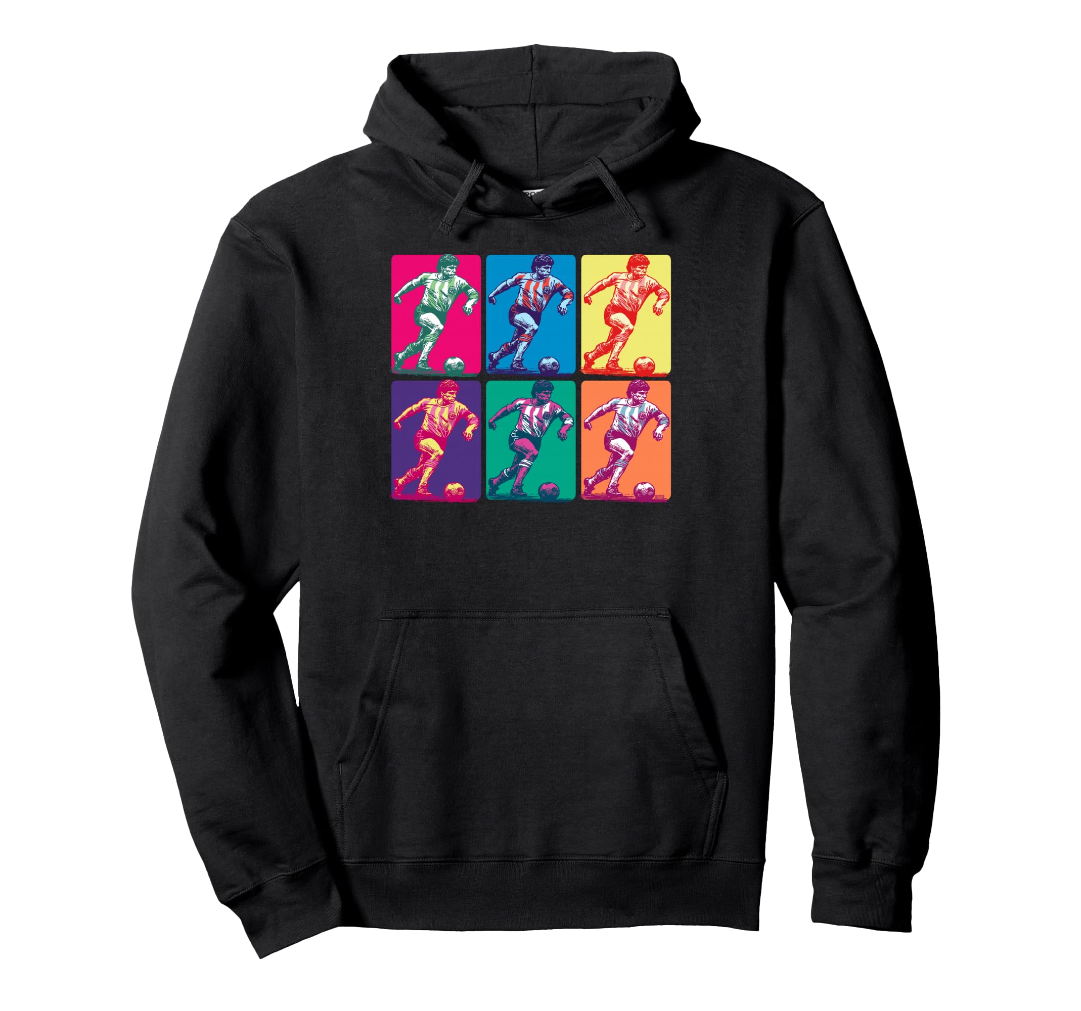 Diego Maradona Football 80S 90S Pop Art Hoodie - Unique Graphic Unisex