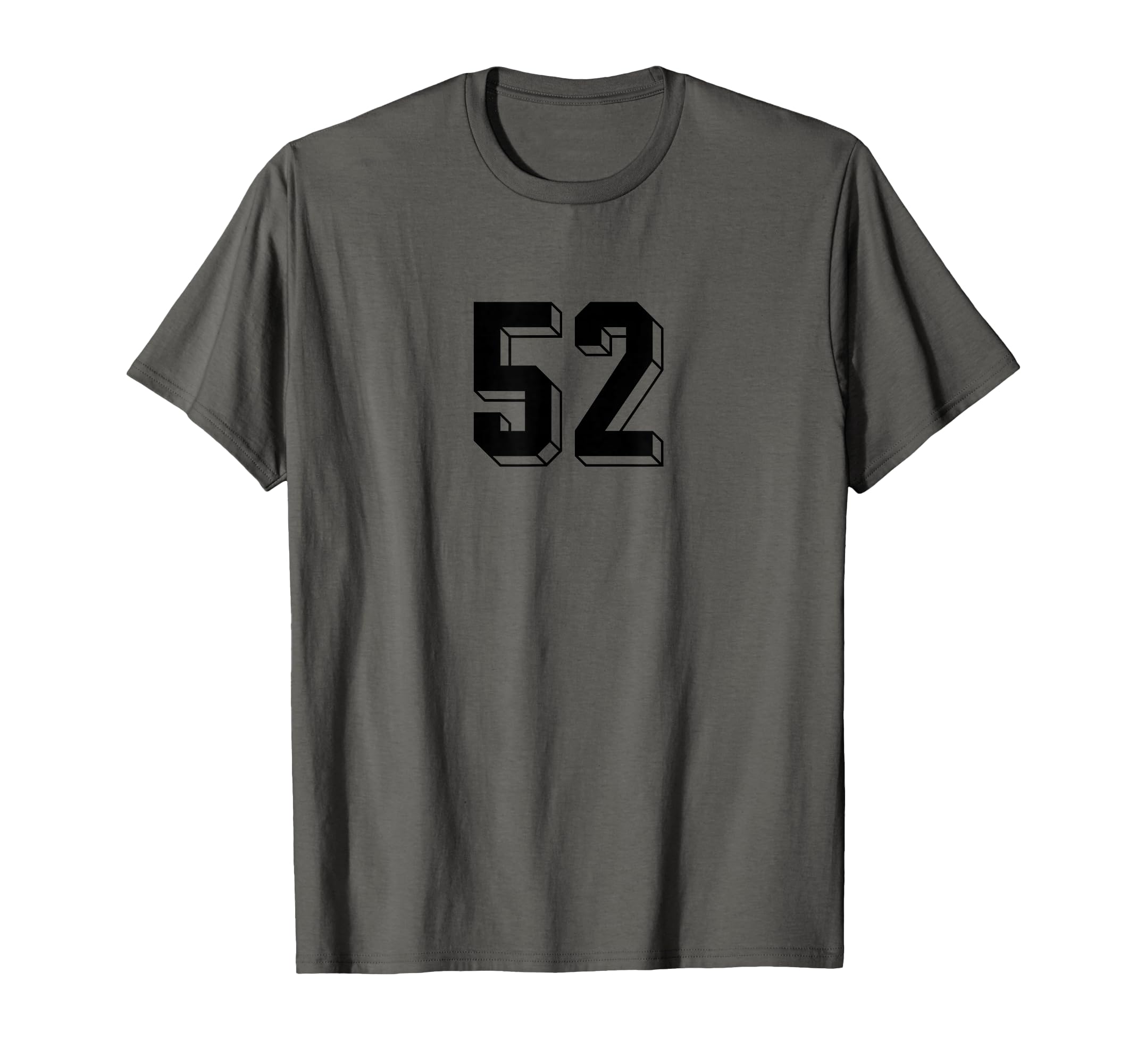 Number 52 80S 90S Soccer Team Jersey T-Shirt - Streetwear Style Men Women