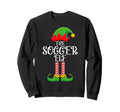 Soccer Elf Family Matching Funny Sweatshirt - Graphic Print for Adults