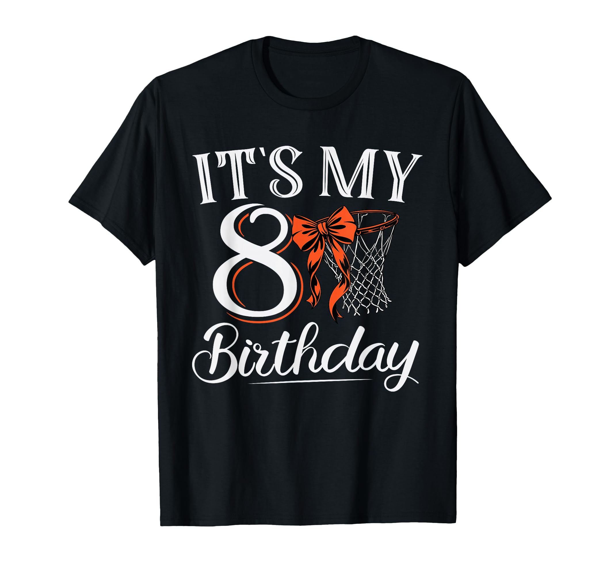 Orange Coquette Basketball Its T-Shirt - Casual Everyday Wear for Adults