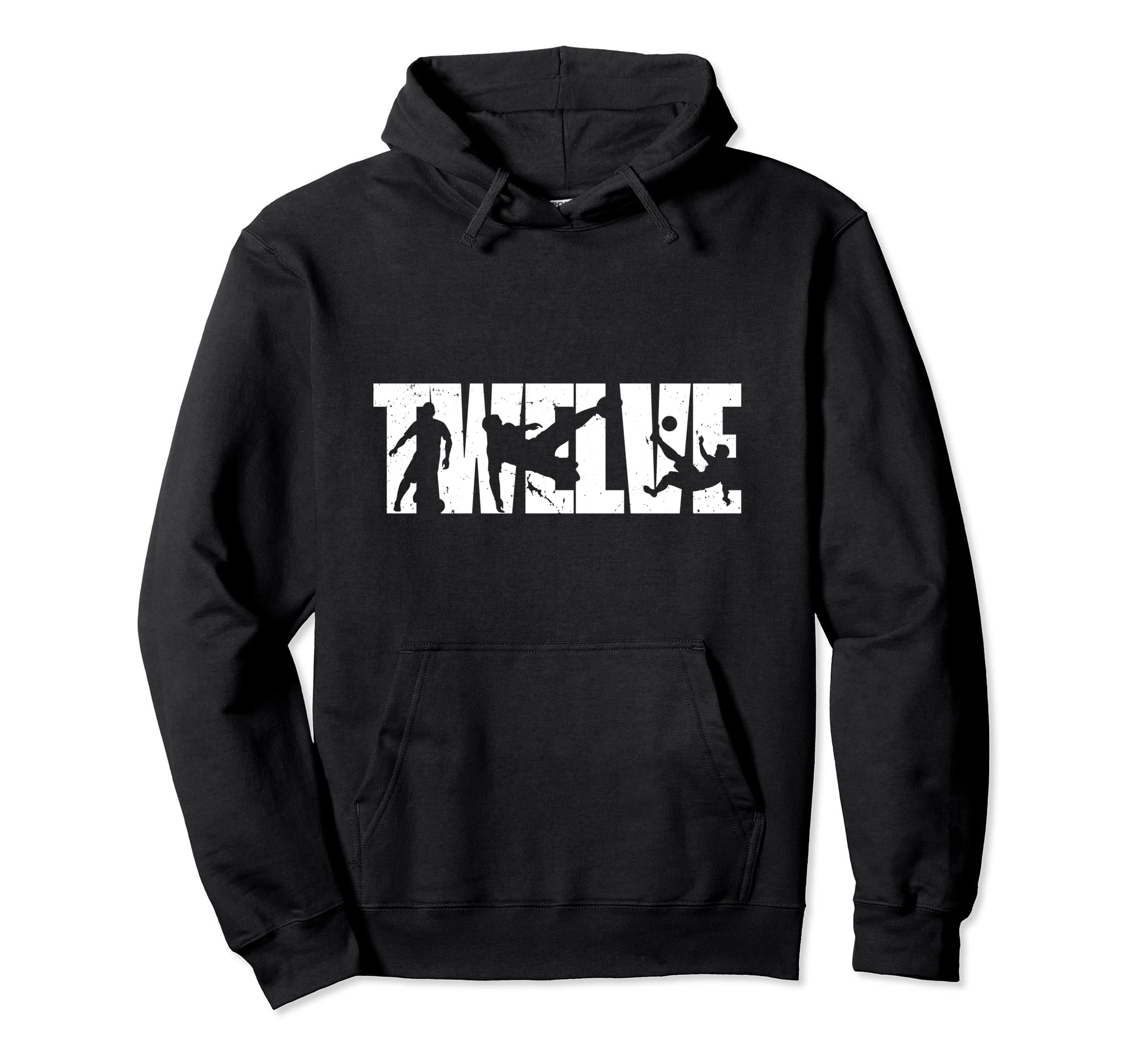 12Th Birthday Soccer 12 Years Old Hoodie - Fun Novelty Design Unisex