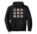 Funny Sports Soccer Emoticon Hoodie - Fun Novelty Design Men Women