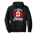 Football Player Coming Home England Hoodie - Custom Art Print for Adults