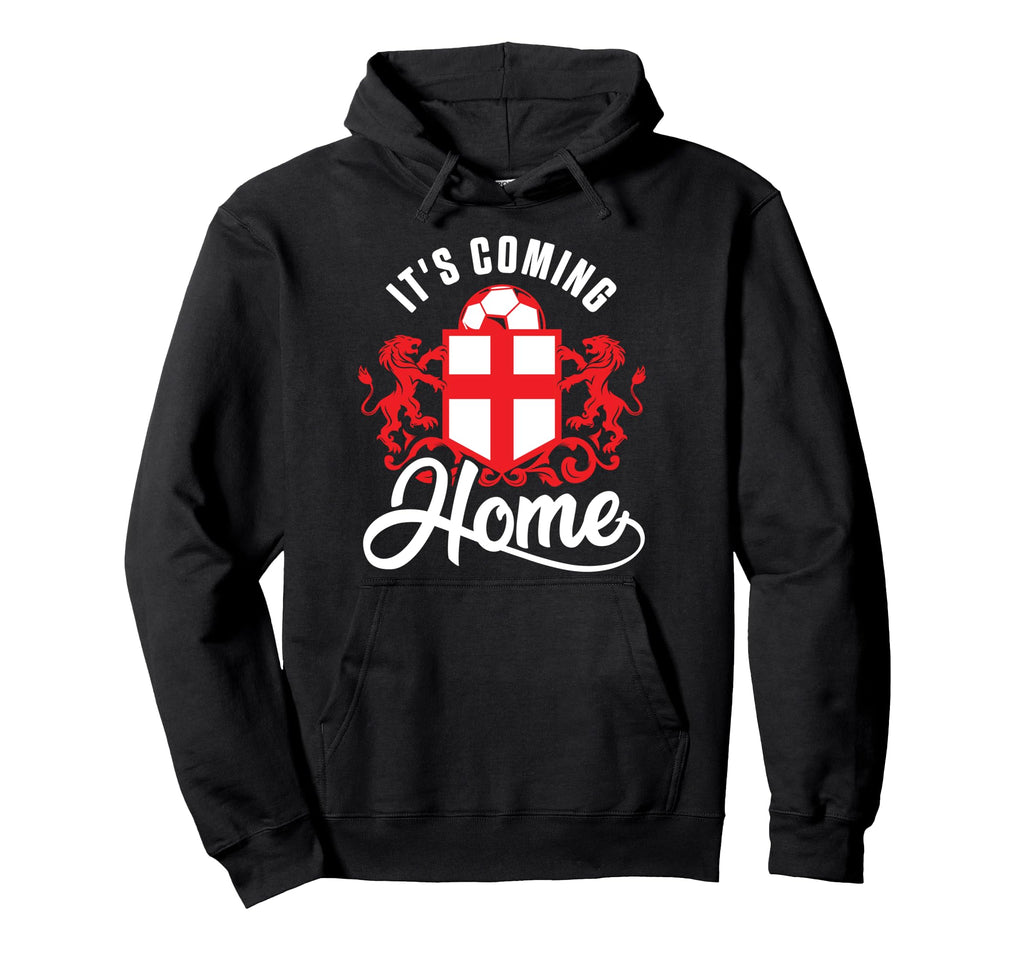 Football Player Coming Home England Flag Hoodie - Custom Art Print Unisex