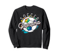 Soccer Grandma Sports Player Sweatshirt - Casual Everyday Wear Men Women