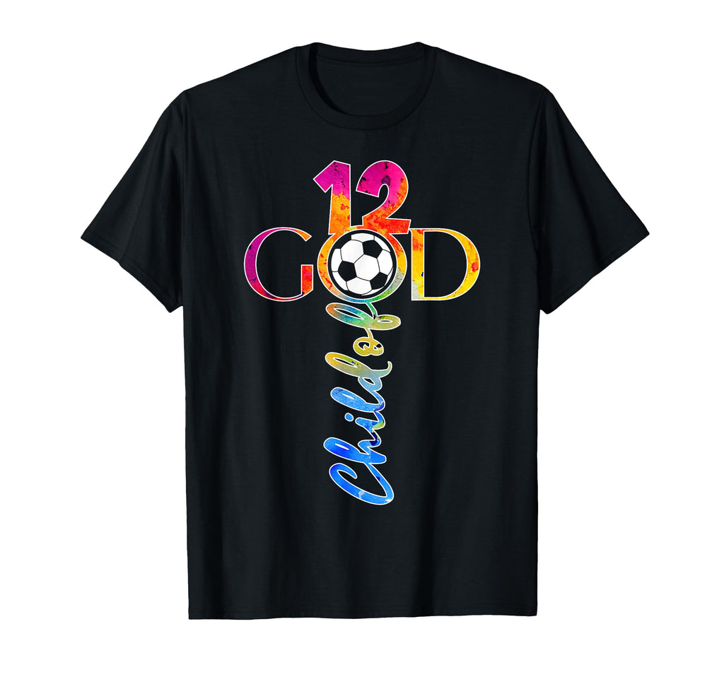 Jesus 12 Years Child God Soccer 12Th T-Shirt - Streetwear Style Unisex