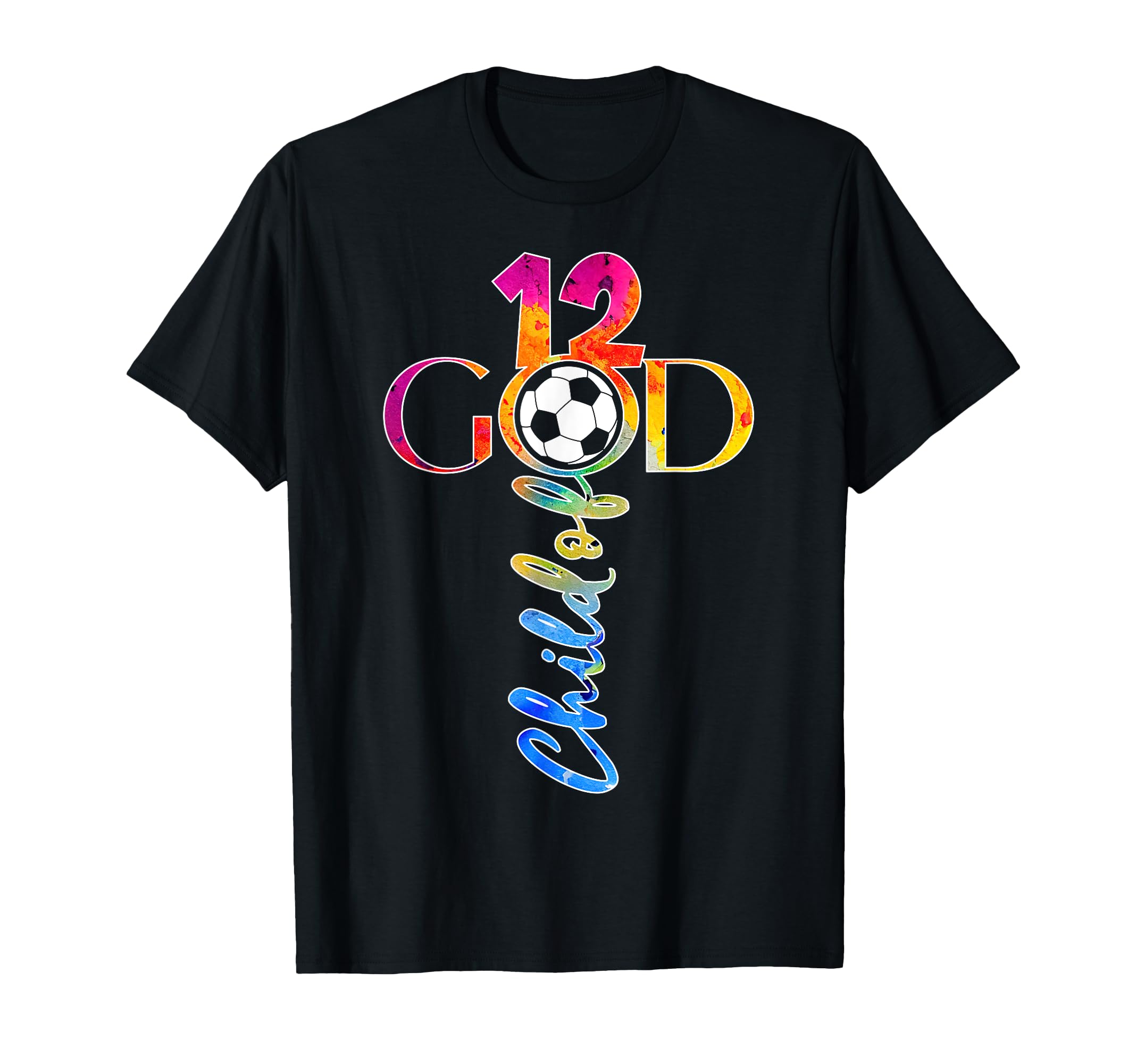 Jesus 12 Years Child God Soccer 12Th T-Shirt - Streetwear Style Unisex