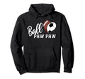 Ball Paw Paw Heart Funny Football Soccer Hoodie - Aesthetic Graphic Unisex