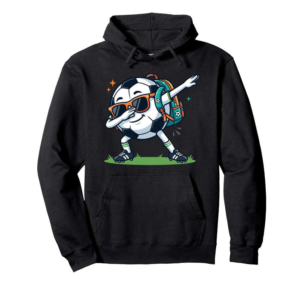Dabbing Soccer Ball Back To School Hoodie - Graphic Print Men Women