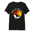 Mens Papa Ballers Funny Softball T-Shirt - Aesthetic Graphic for Adults
