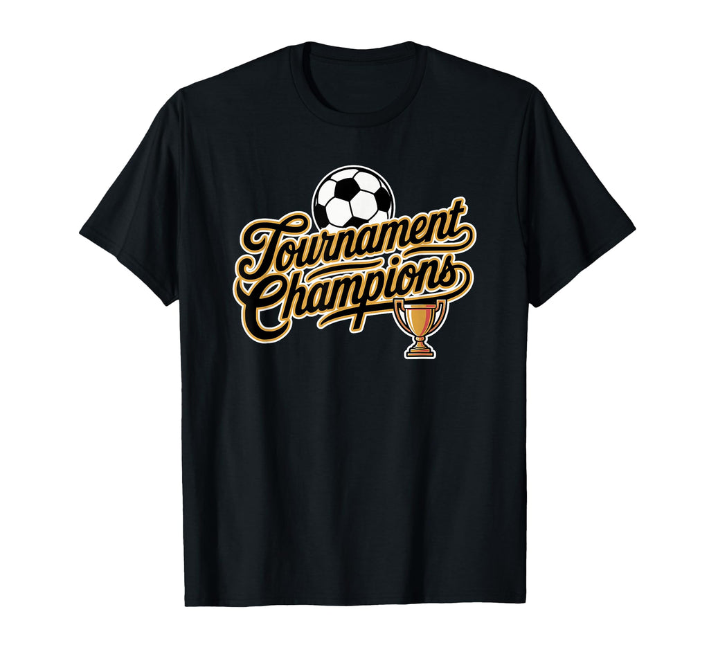 Soccer Tournament Champions T-Shirt - Aesthetic Graphic for Adults